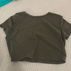 wild fable crop top green xl